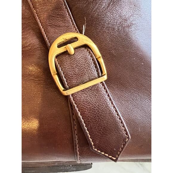 Gucci Leather Slouchy Flat Ankle Boots Brown 8 - Picture 10 of 15